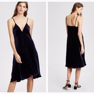 Deep Navy Draped Dress